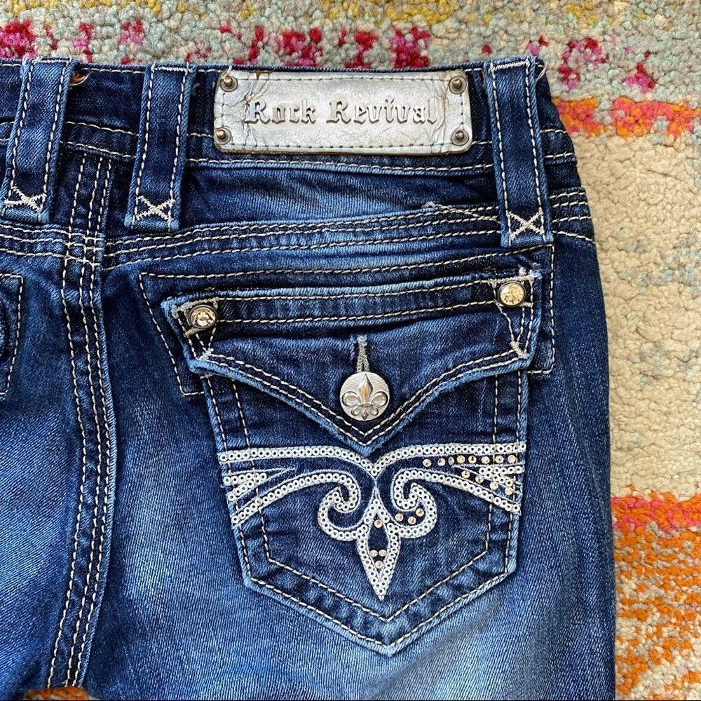 Rock Revival Sora Rhinestone Bootcut Jeans